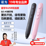 诺为N20 BLE翻页笔ppt触屏手写教师用多功能蓝牙连接翻页笔支持鸿合希沃白板多功能LED液晶屏 黑色