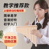 音域（RANGE）16管排箫儿童初学者学生入门演奏民族吹奏乐器 白色