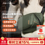 PGYTECH相机包OneGoV2蒲公英摄影包斜挎单肩包大容量摄影背包防泼溅水旅行便捷包 苔藓绿6L（一机二镜）