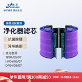 臻美适配Dyson戴森空气净化器滤芯网HP04/05/07/06/09/10 DP/TP/PH/BP 00/01/02/03/12 AM11无叶风扇 抗菌款4片 TP/HP/DP/04/05/07