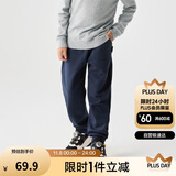 巴拉巴拉童装儿童裤子男童女童加绒长裤冬保暖运动休闲束脚裤208424108217