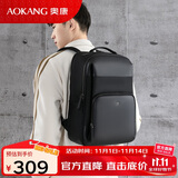奥康双肩包男士休闲背包男15.6英寸电脑包书包生日礼物送男友老公父亲