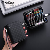 金利来（Goldlion）卡包男多卡位设计多功能迷你包商务高档银行证件卡片套大容量小包 24卡位设计 【PVC】