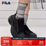 FILA 斐乐官方帆布鞋女鞋LAVA胖胖底厚增高鞋2025年板鞋休闲小白鞋