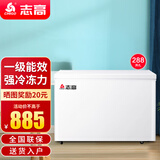 志高（CHIGO）小冰柜家用冷冻小型一级节能省电迷你卧式冷藏保鲜储母乳冷柜 【一级能效 全国联保】 288L 单温单门