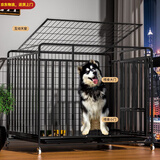 喵先生狗笼中大型犬小型犬狗笼子带厕所家用宠物狗窝围栏狗屋狗狗用品 四面全方管加固款 125*95*105cm