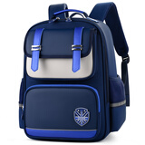 Edison爱迪生小学生书包护脊减负护腰防下坠1-3-6年级反光儿童背包L35-2