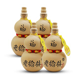 老榆林【酒厂店铺】葫芦酒50度浓香型白酒375mL陶瓷瓶白酒小酒口粮酒 50度 375mL 4瓶