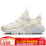耐克NIKE女子休闲鞋气垫HUARACHE秋款运动鞋DQ8031-101顶峰白色42码