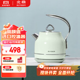 北鼎（Buydeem） 电热水壶便携式家用便携式烧水壶全自动一体304不锈钢自动断电高颜值热水壶 K203浅杉绿