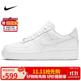 耐克NIKE缓震板鞋男空军一号AIR FORCE 1运动小白鞋CW2288-111白41