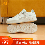 361°运动女鞋冬季学生复古厚底增高小白休闲板鞋子女682116601F-10