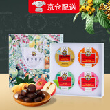 京都念慈菴润喉糖礼盒60g*4 老师主播网红护嗓草本含片靓声宝糖果礼物送父母 B款【枇杷+金桔+薄荷+苹果味】