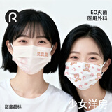 润米生物 美颜医用外科口罩灭菌成人女高颜值独立包装【少女洋房/30片盒】