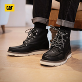 卡特（CAT）马丁靴工装靴子男鞋牛皮户外美式复古机车靴P721411M3EDC36 黑色 40
