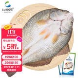 仙泉湖三去斑点尾鲈鱼1斤单条净膛后冷冻肉厚刺少 海鲜水产生鲜食材