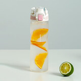 乐扣乐扣（LOCK&LOCK）人鱼线塑料运动水杯便携水壶夏天带提手男女水杯子700ML淡粉色