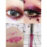 希贝（Xibei）希贝儿童舞台妆单色珠光眼影幼儿园表演蓝色亮片啫喱闪粉大红色绿 朵茜彩玫红亮晶晶眼线线