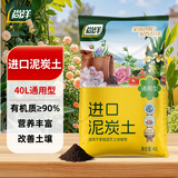 尚洋进口纯泥炭土40L园艺植物营养土通用养花土种菜土壤兰花多肉育苗