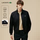 LACOSTE法国鳄鱼男装秋冬商务老钱风立领拉链夹克哈灵顿夹克外套|BH1172 HDE/远峰蓝 M /L 52