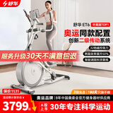 舒华（SHUA）椭圆机家用高端静音椭圆仪太空漫步机登山机健身房健身器材ET6 霜花白丨创新二级传动丨32档调控