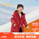 巴拉巴拉羽绒服中长款冬加厚外套男女童连帽亲子装防风防泼水209425107212