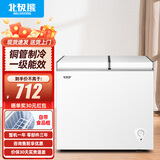 北极熊（BEIJIXIONG）冰柜商用卧式大容量冷柜家用冷藏冷冻单双温展示柜铜管部件 268双温【一级能效 升级铜管部件】