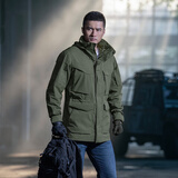 龙牙四代特战夹克风衣战术外套男中长款春秋冬季户外防风 深灰绿 M 175/96A 重145-165