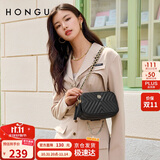 红谷女士包包斜挎包菱格链条包牛皮单肩包流苏小包 生日礼物送女友