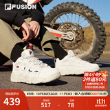 斐乐（FILA）FUSION 斐乐潮牌篮球鞋女鞋低帮篮球文化鞋复古休闲鞋老爹鞋 燕麦色-T12W941206AOM 38