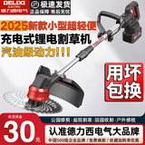 德力西大功率电动割草机手持充电式打草机小型家用农用开荒锂电除草神器 晋阶版【5节2.0Ah】1电1充 【中国500强企业】全新官方正品