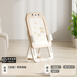 乐婴坊儿童画板支架式磁性涂鸦板绘画美术儿童玩具黑板儿童生日周岁礼物 【奶咖】萌熊画板