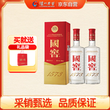 泸州老窖 国窖1573 浓香型白酒 52度 500ml*2瓶(年份随机)送礼袋