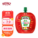 亨氏（Heinz）番茄酱 0添加儿童番茄沙司110g儿童意面披萨宝宝薯条蘸料调味酱