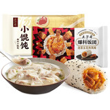 五芳斋【速冻】爆料饭团速食早餐糯米速冻加热即食懒人食品方便点心 泡菜五花肉饭团*3+小馄饨