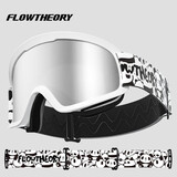 Flow Theory儿童滑雪镜男女童双层防雾单双板滑雪眼镜滑雪板护目镜银片大熊猫