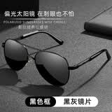 LESCA LUNETIER开车专用偏光太阳镜男款防紫外线 全黑框黑灰片（白天专用）父亲