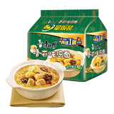 康师傅 方便面 经典香菇炖鸡面五连包101g*5 泡面袋装速食 方便食品