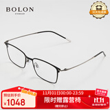 BOLON暴龙眼镜商务方框β钛光学镜近视眼镜框男轻 BT1605B11