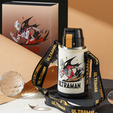 杯具熊（BEDDYBEAR）正品儿童保温杯带吸管大容量一杯多用宝宝学生直饮水杯 复古双饮-亚刻奥特曼620ml 免费定制刻字