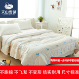 天山雪域棉花被子新棉被纯绵被芯棉絮新疆棉花被春秋被包布绗缝被2-10斤 包布绗缝被 填充物4斤 200*230标准双人