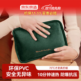 京东京造 暖暖实验室电热水袋 暖水袋充电注水暖手袋智能防爆暖手宝