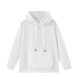 凡客诚品（VANCL）官方店连帽卫衣男秋季休闲运动长袖上衣外套 白色 2XL