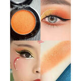 希贝（Xibei）希贝儿童舞台妆单色珠光眼影幼儿园表演蓝色亮片啫喱闪粉大红色绿 05橙色