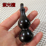 梦君宸紫光檀葫芦手把件小叶紫檀文玩红木葫芦木雕礼品 紫光檀一只