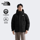 The North Face北面羽绒服男防风700蓬鹅绒保暖外套8DUJ 黑色/JK3 L