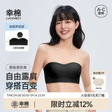 幸棉（LUCKMEEY）【祝绪丹同款】无肩带内衣防滑抹胸薄款文胸透气不闷汗裹胸女