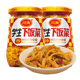 川南爽口下饭菜335g/瓶装榨菜四川特产开味菜佐餐小菜吃饭拌面 学生下饭菜335g*2瓶