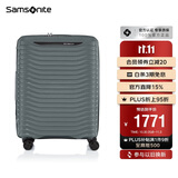 新秀丽（Samsonite）行李箱28英寸简约大波浪箱大容量旅行拉杆箱KJ1钢青色密码箱