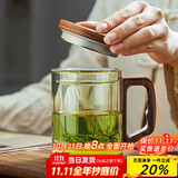 忆壶茶（YIHUTEA） 泡茶杯茶水分离玻璃杯办公室茶道喝茶杯子男士个人专用高档水杯 【底价冲量】加厚泡茶杯400ml